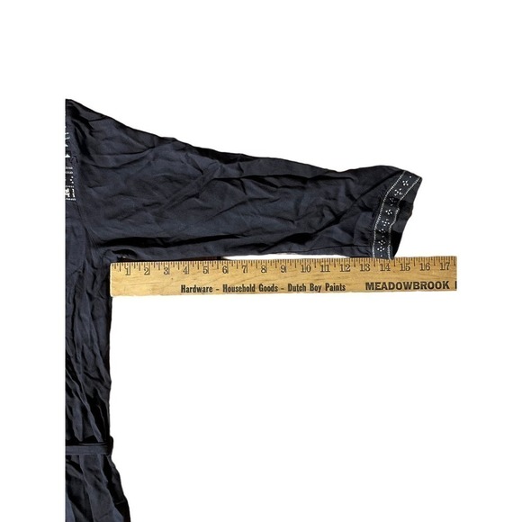 Women's Lucky Brand Brown Embroidered Dress. Boho. Size Large - Picture 8 of 8